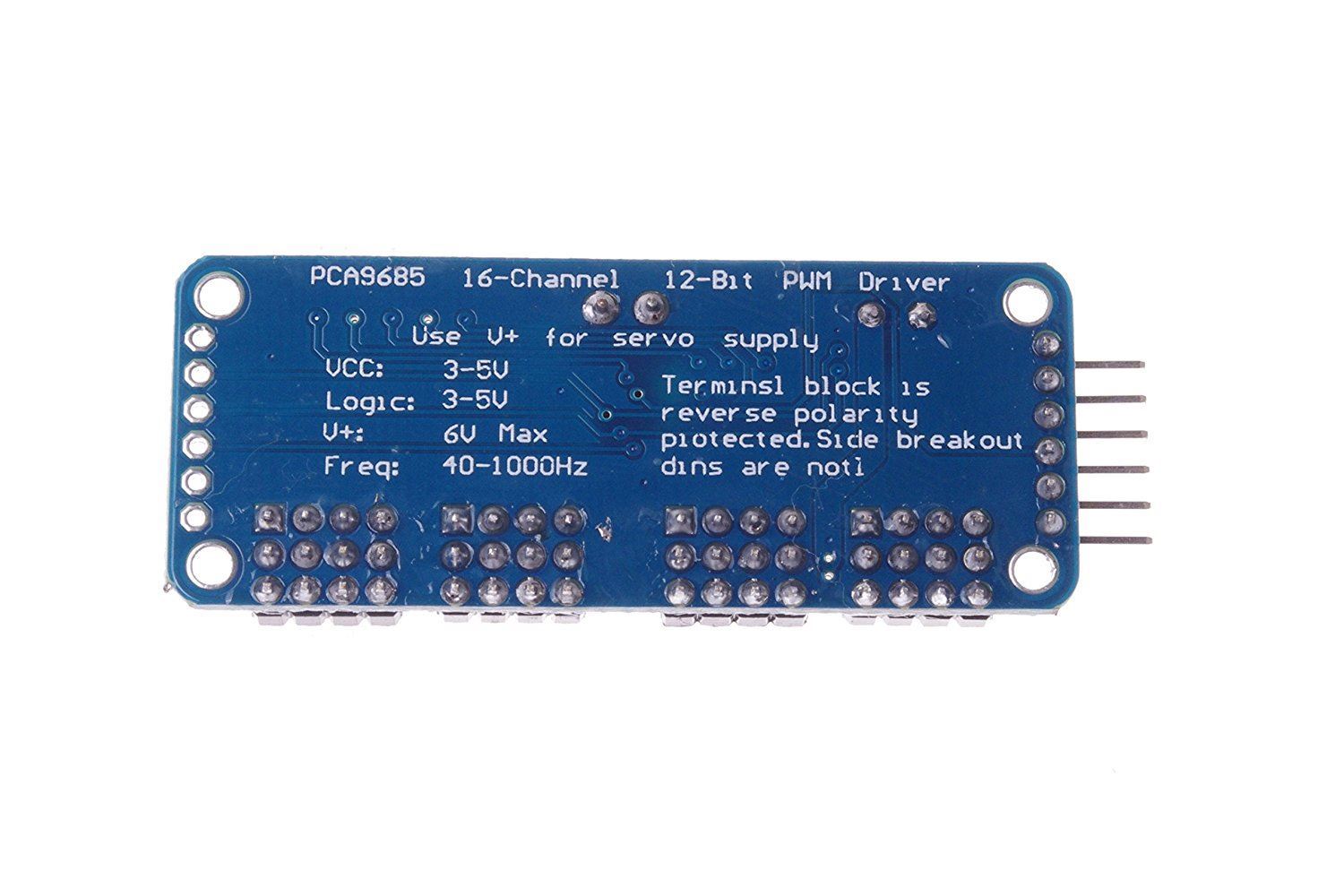 Module PWM PCA9685 16 Canaux 12 Bits - Contrôle Servomoteurs/LED, Compatible Raspberry Pi, I2C