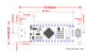 Picture of SAMD21 M0-Mini  features a 32-bit ARM Cortex® M0+ core performance