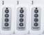 Picture of 3PCS 433MHz 4 Button EV1527 Wireless Remote Control Receivers No Battery