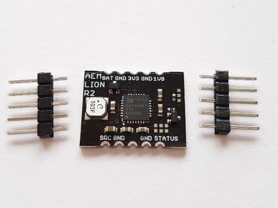 Picture of AEMLION Solar harvesting into Li-ion battery